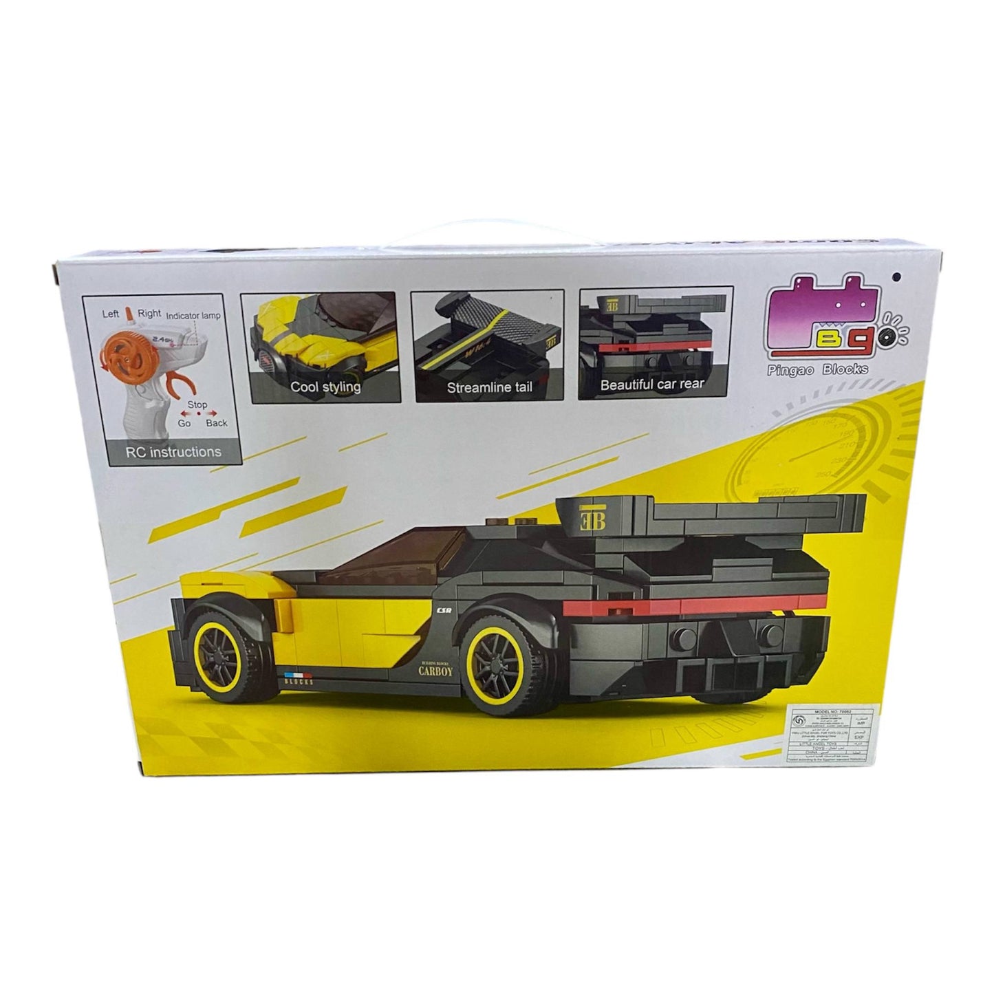 Come Alive RC Racing Car Building Set – 251 Pieces