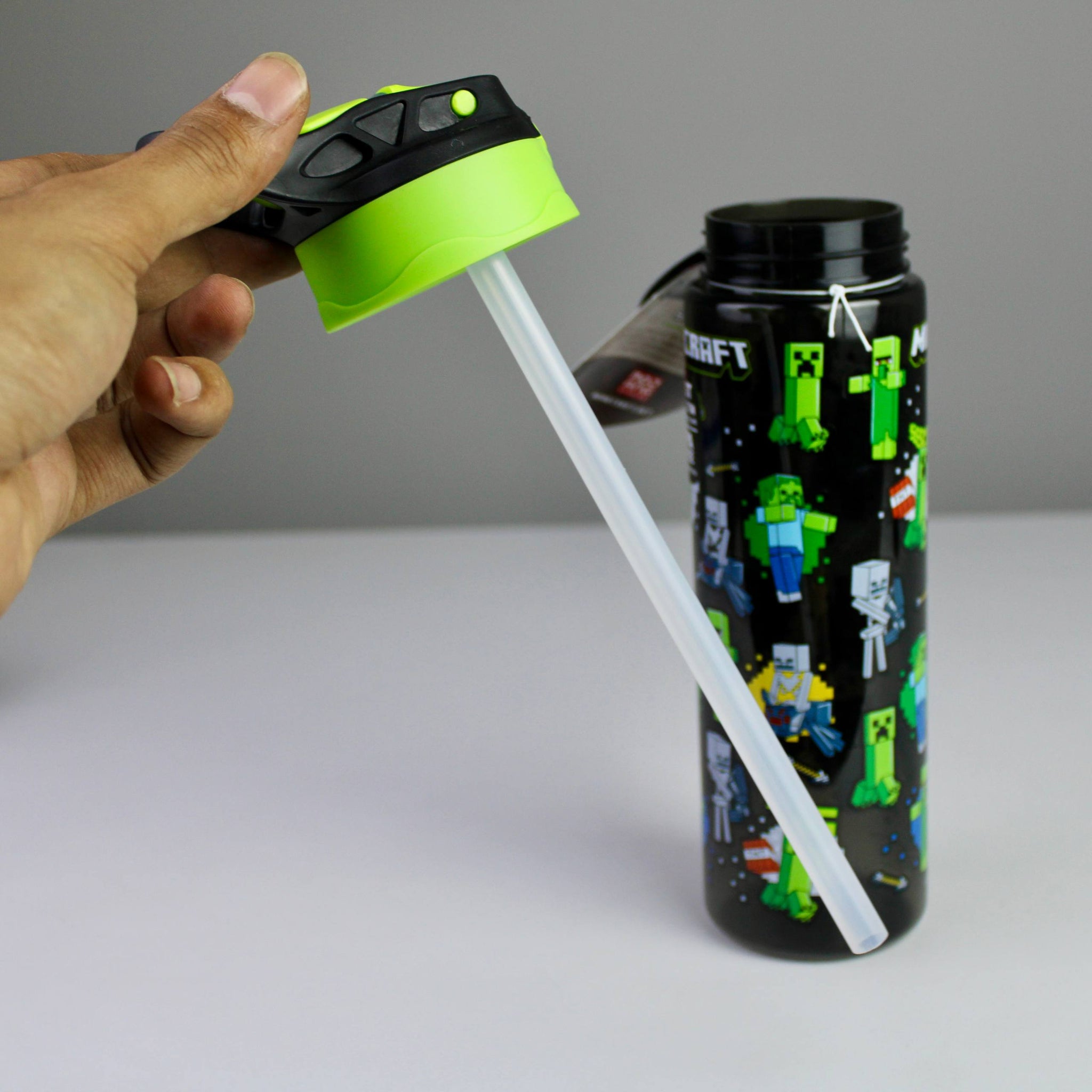 Smiggle Minecraft Lunch Box & Bottle Set – 680ml BPA-Free Bottle