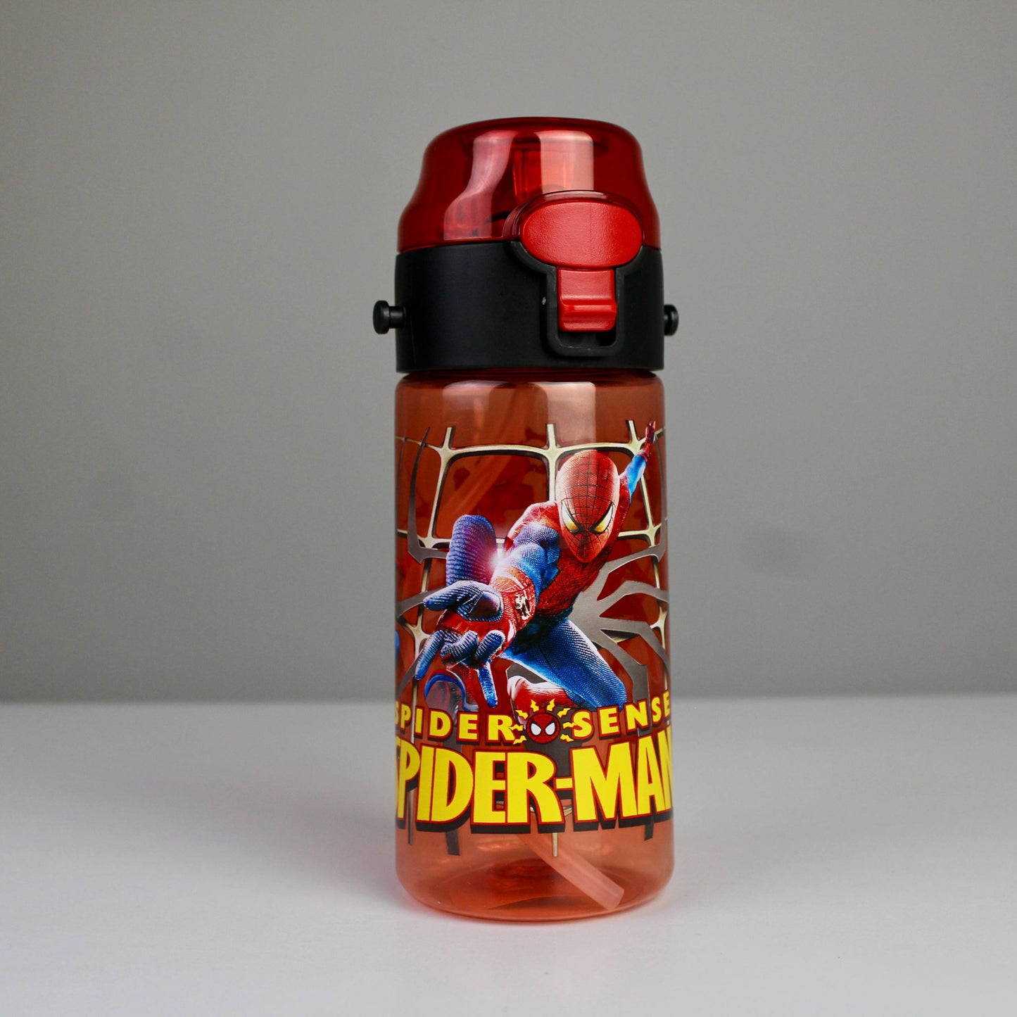 Smiggle Spider-Man Lunch Box & Bottle Set – 3-Compartment Lunch Box with Leak-Resistant Bottle