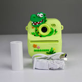 Kids Instant Print Camera – Dinosaur Design with Thermal Printer & Games