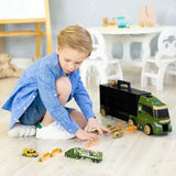 Military Transport Truck – Car Carrier & Storage Playset