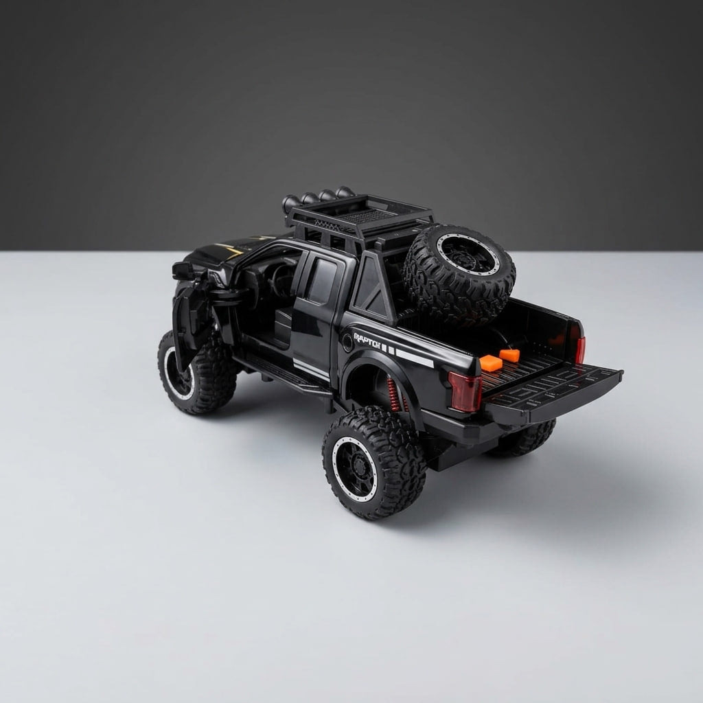 1:24 Plastic Raptor Pickup Truck – Light, Sound & Music