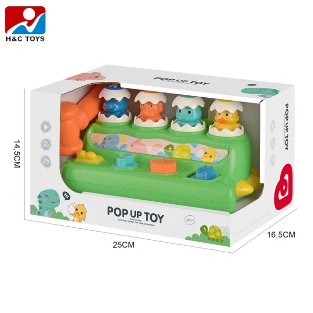 Pop Up Dinosaur Eggs – Interactive Learning Toy