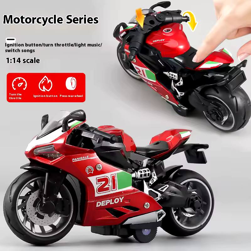 1:14 Scale Racing Motorcycle Model