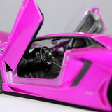 Lamborghini Aventador Coupé Die-Cast Model – Purple