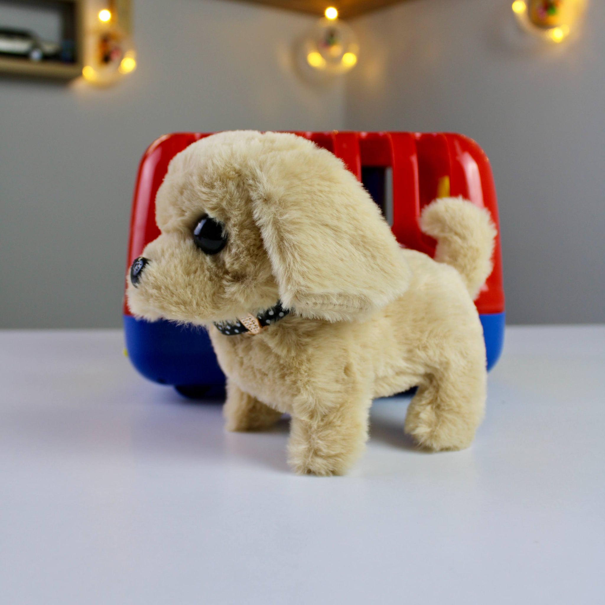 Cute Pet Puppy Toy with Trolley