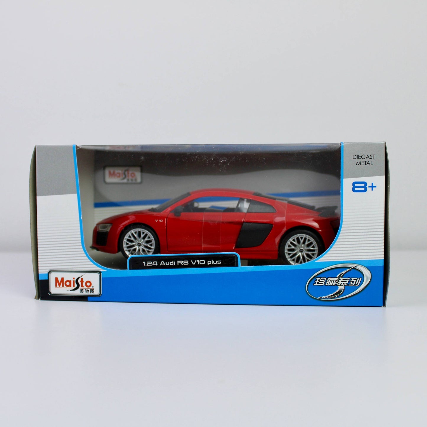 سيارة مايستو أودي R8 V10 بلس نموذجية مصبوبة بمقياس 1:24