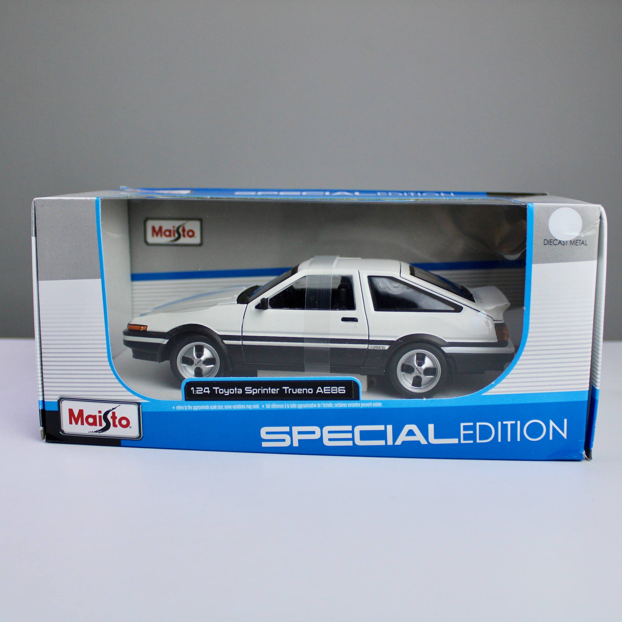 مايستو تويوتا سبرينتر ترونو AE86 نموذج سيارة مصبوب مقاس 1:24 – إصدار خاص