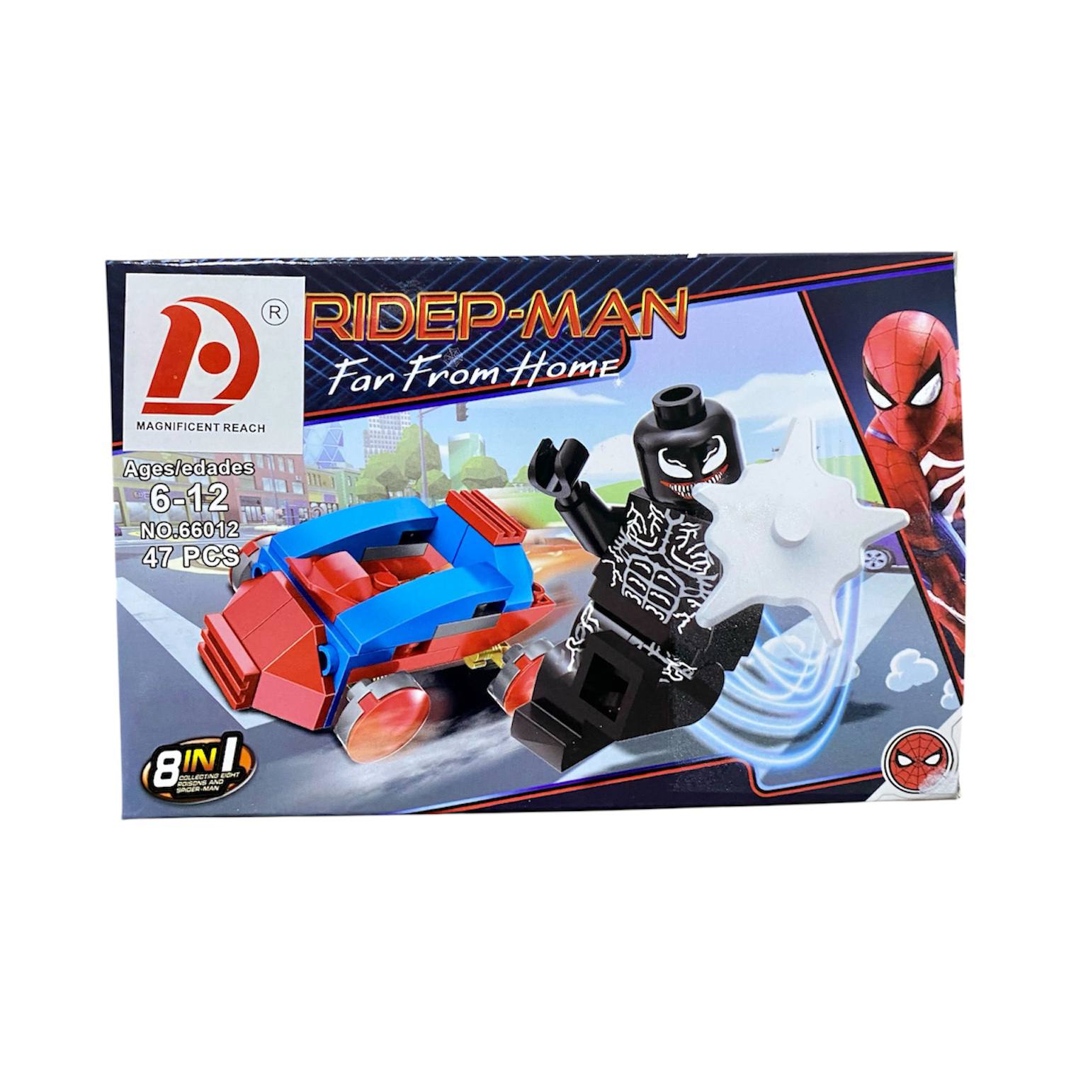 RIDEP-MAN 8-in-1 Building Blocks Set – Hero & Vehicle Collection