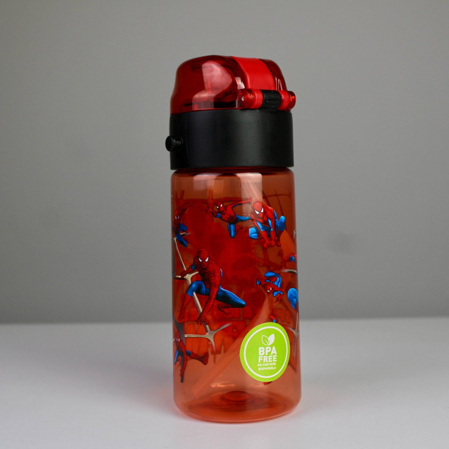 Smiggle Spider-Man Lunch Box & Bottle Set – 3-Compartment Lunch Box with Leak-Resistant Bottle