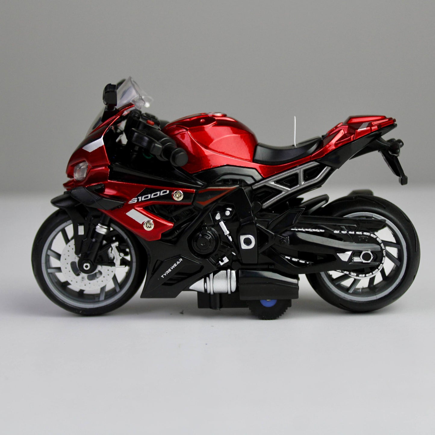 RR 1000 Die-Cast Motorcycle 1:12 – Alloy Metal Model with Lights & Sounds