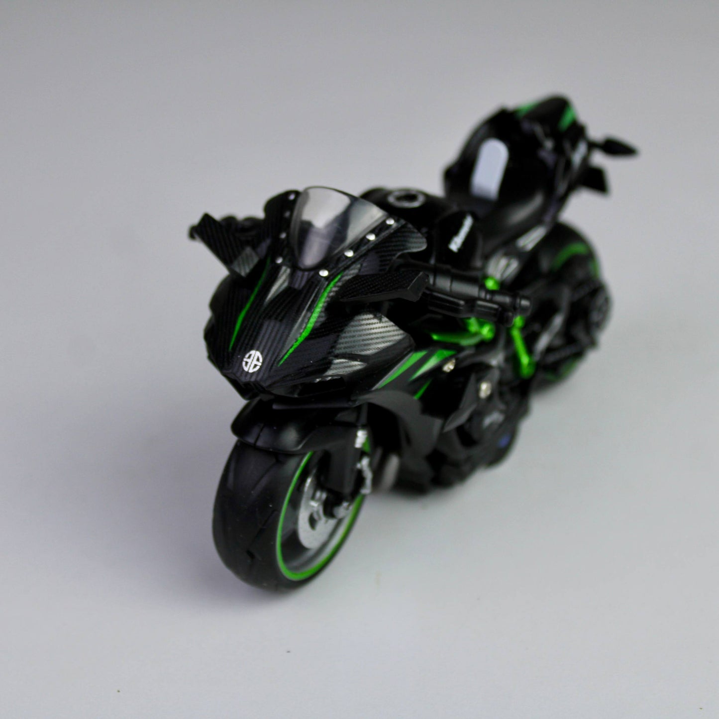 Kawasaki Ninja H2R Die-Cast Motorcycle 1:12 – Alloy Metal Model with Lights & Sounds