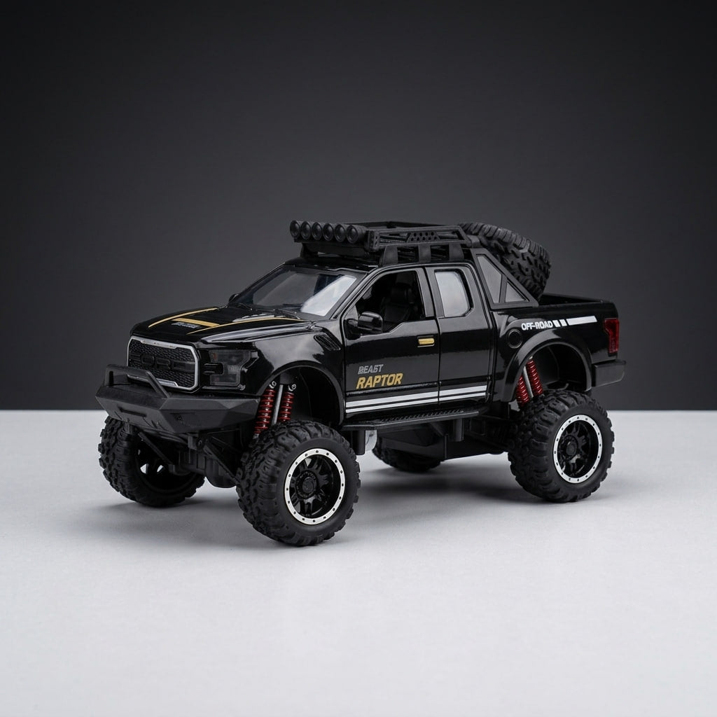 1:24 Plastic Raptor Pickup Truck – Light, Sound & Music