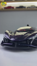 مجسم أبولو بروجيكت إيفو 1:24 مصبوب - أضواء وسحب للخلف