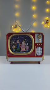 فانوس رمضان تريند – شكل تلفزيون قديم