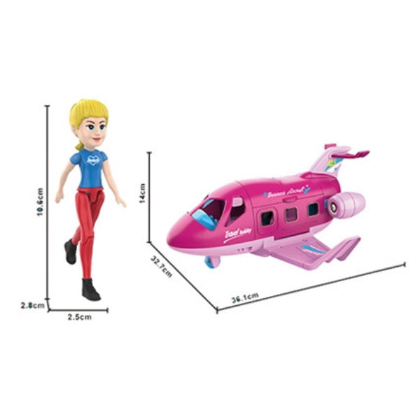 Judy’s Magical Airplane Playset – Plane with Doll and Accessories