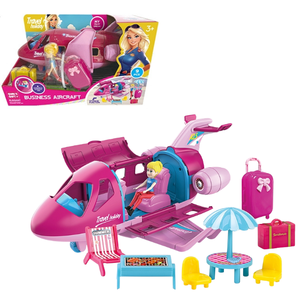 Judy’s Magical Airplane Playset – Plane with Doll and Accessories